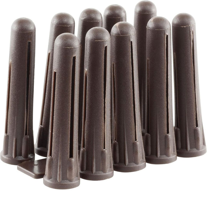 Brown Expansion Wall Plugs (Pack of 100)