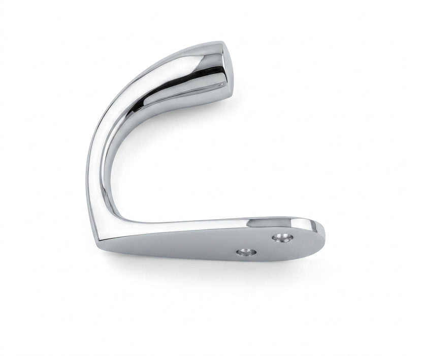 Polished Chrome Victorian Single Robe Hook 45mm