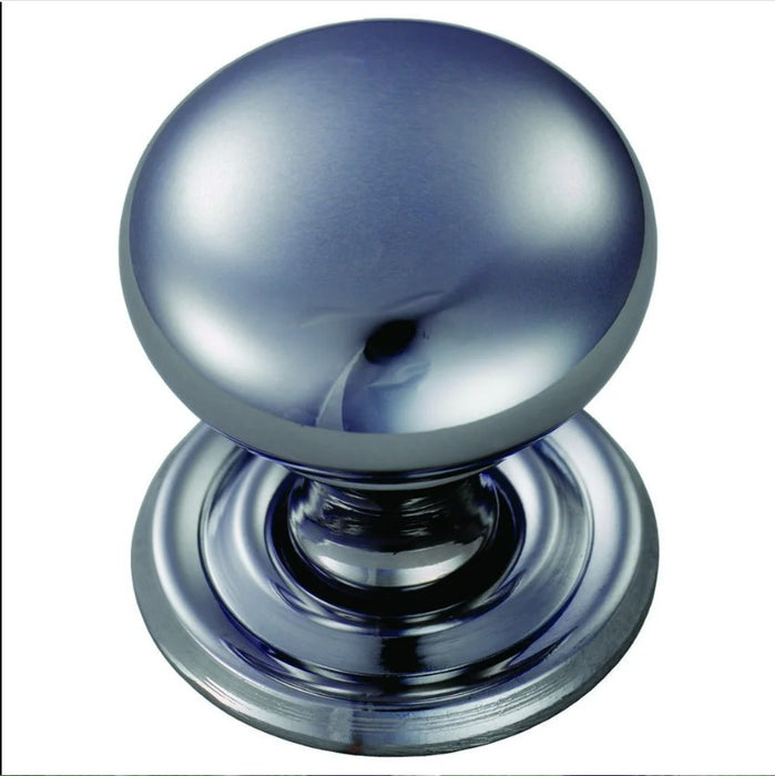 Polished Chrome Hollow Victorian Knob 38mm