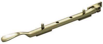 Victorian Casement Stay 12" Polished Brass