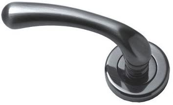 Itala Round Rose Handles - Lever Handles Only - Prima Collection - Pewter Effect