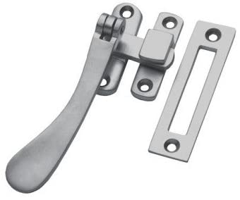 Spoon End Design - Reversible Casement Window Fastener - Matt Chrome - Each