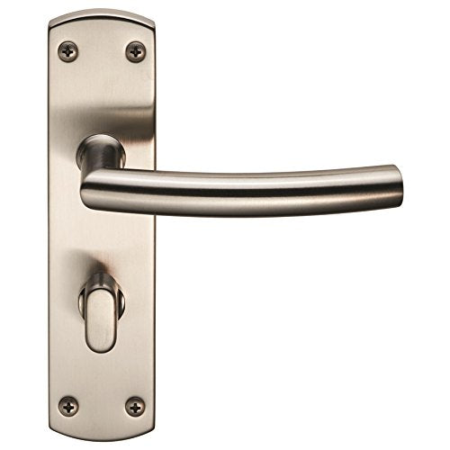 Carlisle Brass CSLP1167T/SSS Euro spec Steelworks Residential Arched Lever on WC Back plate, Satin Stainless Steel, 172 mm x 42 mm