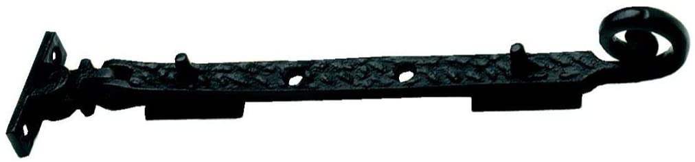 Black Antique Curly Window Stay 250mm