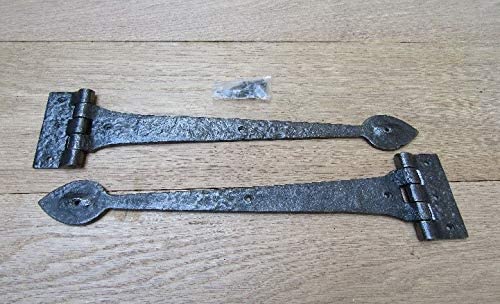 Spear Hinges Antique Iron 12" (Black Antique)