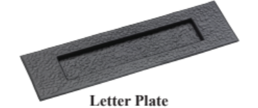 Letter Plate 10" x 4"
