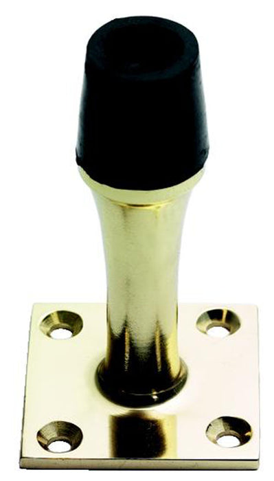 Wall Mounted Door Stop - Polished Brass 2⅞" 73mm