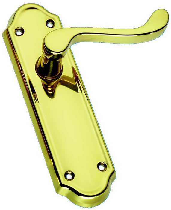 Prima Polished Brass Princess Lever Latch Furniture 6.5/8 x 1.7/8