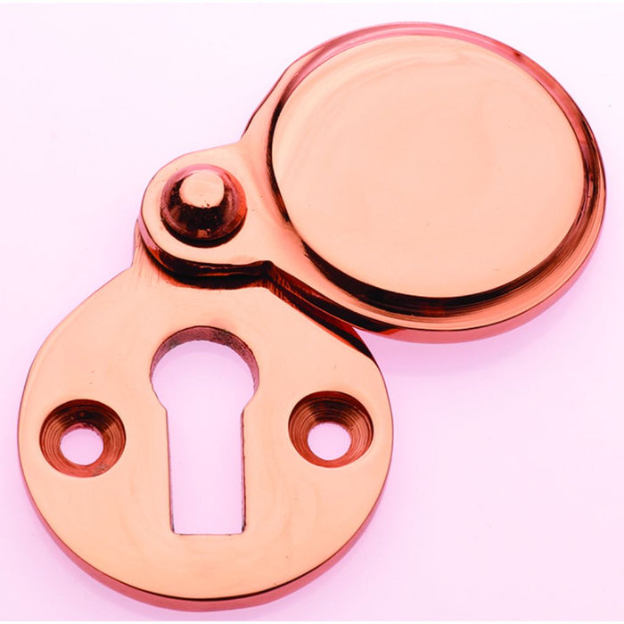 Prima Rose Copper Heavy Escutcheon Covered 1.5/8"