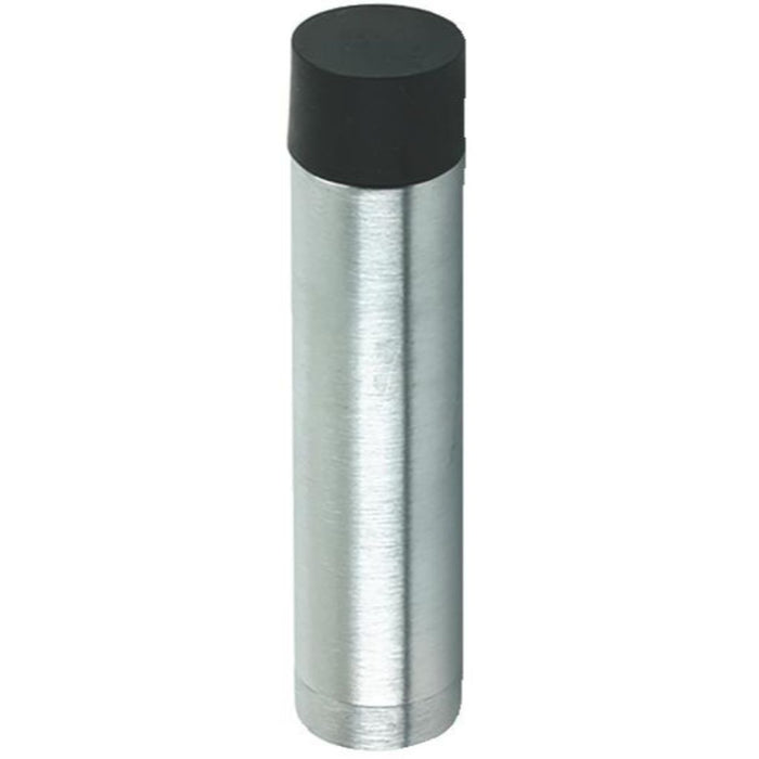 Prima Satin Chrome 70mm Cylinder Door Stop Concealed Fixing