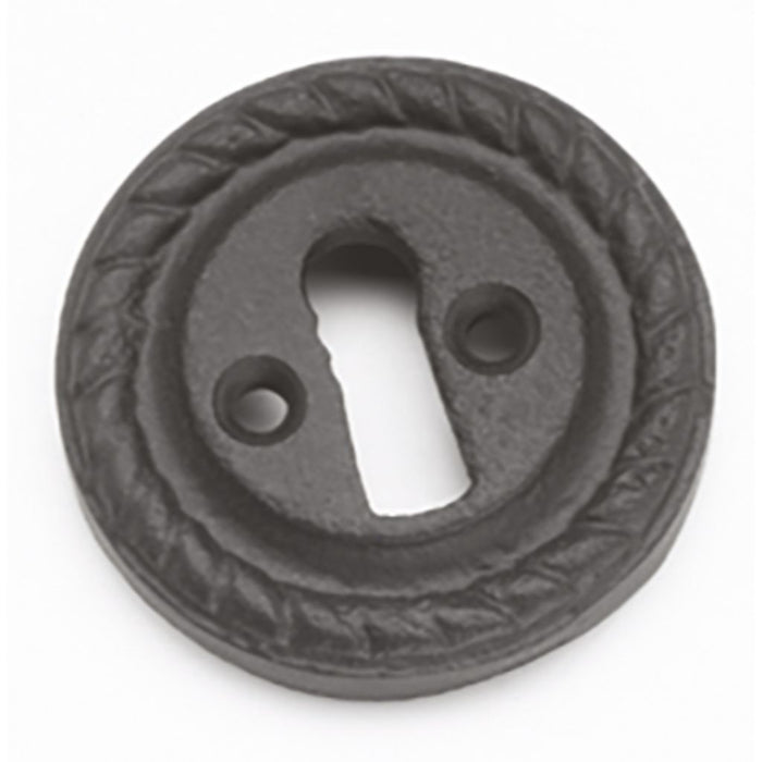 Georgian Black Escutcheon 1.1/2" Key Hole Plate